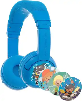 Krëfel Play+ koptelefoon voor kids - Blauw aanbieding
