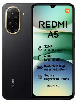 Krëfel Redmi A5 64 GB - Zwart aanbieding