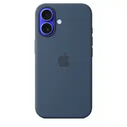 Krëfel Silicone cover met MagSafe voor iPhone 16 Plus - Denim aanbieding