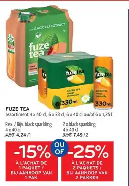 Alvo Fuze tea aanbieding
