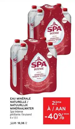 Alvo Eau minérale naturelle natuurlijk mineraalwater SPA aanbieding