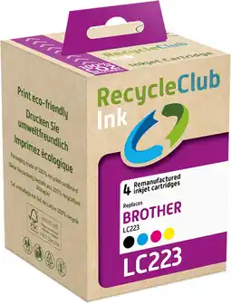 Krëfel LC223 Multipack - Zwart + 3-kleuren aanbieding