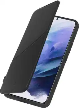 Krëfel Kunstlederen bookcover voor Galaxy S22+ - Zwart aanbieding