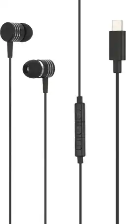 Krëfel EFC01 USB C oortjes - Zwart aanbieding