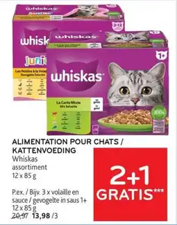 Alvo Alimentation pour chats Whiskas aanbieding