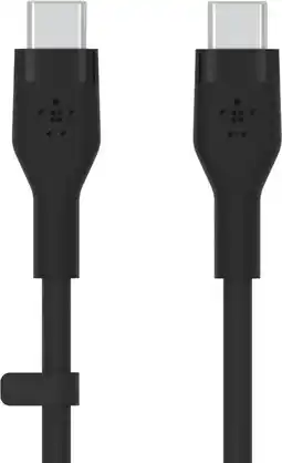 Krëfel BOOST↑CHARGE Flex USB C-kabel - 2 m. - Zwart aanbieding