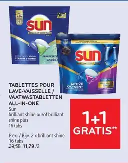Alvo Tablettes pour lave-vaisselle vaatwasta Sun aanbieding