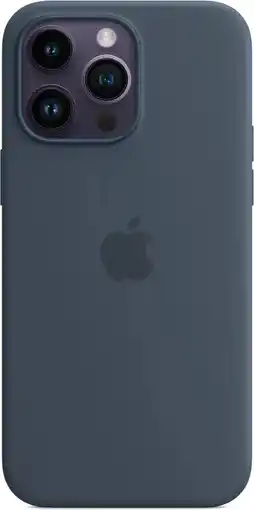 Krëfel Siliconenhoesje met MagSafe voor iPhone 14 Pro Max - Stormblauw aanbieding