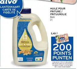 Alvo Huile pour friture frituurolie aanbieding