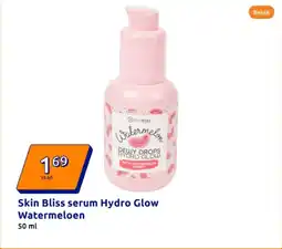 Action Skin bliss serum hydro glow watermeloen aanbieding