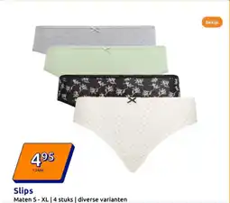 Action Slips aanbieding