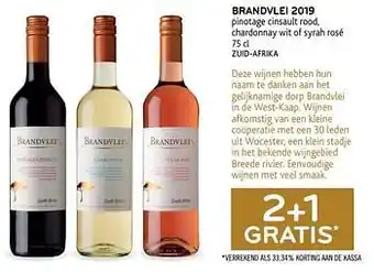 Alvo Brandvlei 2019 2+1 gratis aanbieding