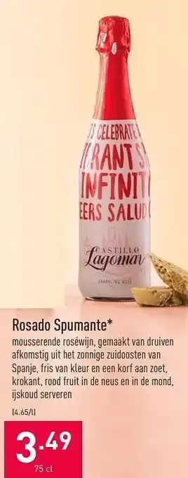 ALDI Rosado spumante aanbieding