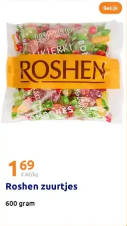 Action Roshen zuurtjes aanbieding
