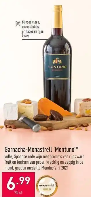 ALDI Garnacha-monastrell montuno aanbieding