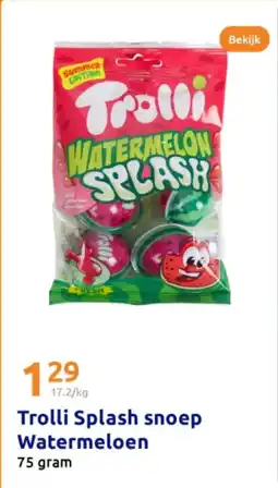 Action Trolli Splash snoep Watermeloen aanbieding
