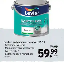 GAMMA Keuken en badkamermuurverf 2,5 L aanbieding