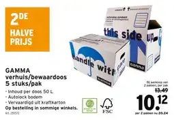 GAMMA GAMMA verhuis/bewaardoos 5 stuks/pak aanbieding