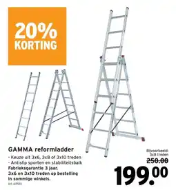GAMMA GAMMA reformladder aanbieding