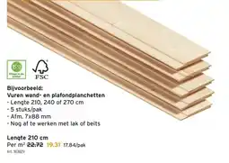 GAMMA Vuren wand- en plafondplanchetten aanbieding