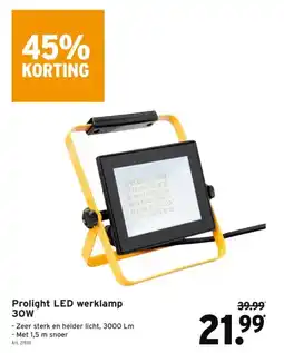 GAMMA Prolight LED werklamp 30W aanbieding