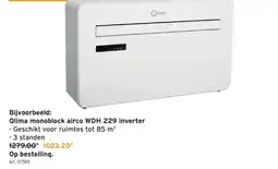 GAMMA Qlima monoblock airco WDH 229 inverter aanbieding