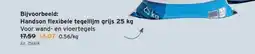 GAMMA Handson flexibele tegellijm grijs 25 kg aanbieding