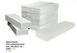 GAMMA H+H cellenbetonblok afm. 60x20x7 cm aanbieding