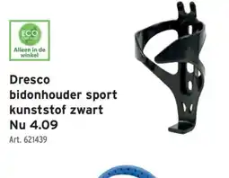GAMMA Dresco bidonhouder sport kunststof zwart aanbieding