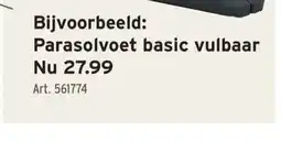 GAMMA Parasolvoet basic vulbaar aanbieding