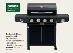 GAMMA Barbecook Siesta graphite 412 aanbieding