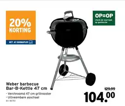 GAMMA Weber barbecue Bar-B-Kettle 47 cm aanbieding