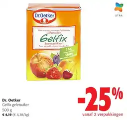 Colruyt Dr. Oetker Gelfix geleisuiker 500 g aanbieding