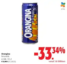 Colruyt Orangina limonade in blik 33 cl aanbieding