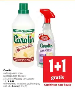 Colruyt Carolin Ontvetter Ultra Marseille & Lavendel spray 650 ml aanbieding