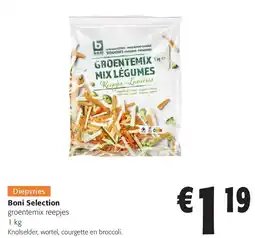 Colruyt Boni Selection groentemix reepjes 1 kg aanbieding