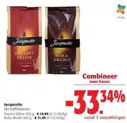Colruyt Jacqmotte Dessert Délice 500 g aanbieding
