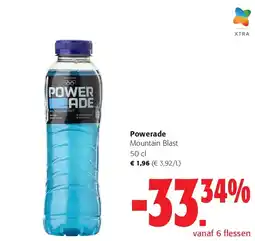 Colruyt Powerade Mountain Blast 50 cl aanbieding