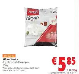 Colruyt Alfrio Classics Argentijnse pijlinktvisringen 500 g aanbieding