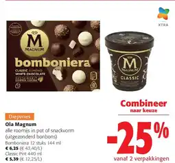 Colruyt Ola Magnum Bomboniera 12 stuks 144 ml aanbieding