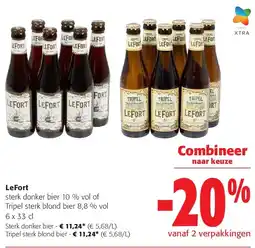 Colruyt LeFort Sterk donker bier aanbieding