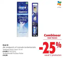 Colruyt Oral-B Tandpasta Arctic Fresh 75 ml aanbieding