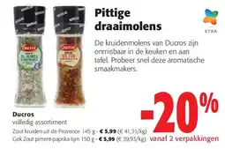 Colruyt Ducros Zout kruiden uit de Provence 145 g aanbieding