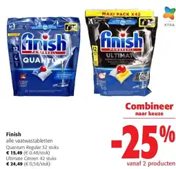 Colruyt Finish Quantum Regular 32 stuks aanbieding
