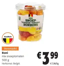 Colruyt Boni mix snoeptomaten 500 g aanbieding