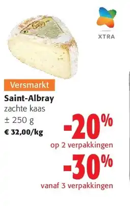 Colruyt Saint-Albray zachte kaas ± 250 g aanbieding