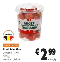 Colruyt Boni Selection snoeptomaten 500 g aanbieding