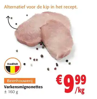 Colruyt Varkensmignonettes aanbieding