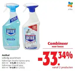 Colruyt Antikal Kalkreiniger douche Express spray 800 ml aanbieding