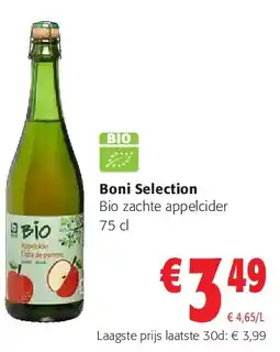 Colruyt Boni Selection Bio zachte appelcider 75 cl aanbieding